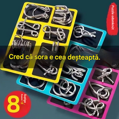 [Set de 3 piese] Jucării pentru copii, inel inteligent de tragere, dezvoltă creierul copiilor