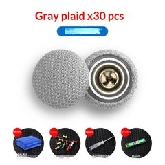 [30 pieces] Car roof tarpaulin detached, secured with nail clips, allowing for easy modification and restoration of car interior without disassembly (includes installation tool kit + screwdriver + towel)