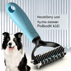 🔥2 kusy 510 Kč🔥【Kupte jeden, druhý dostanete zdarma】Profesionální kartáč na odstraňování línání pro psy a kočky: Jemný, účinný a bez chlupů pro domov! ✨💖