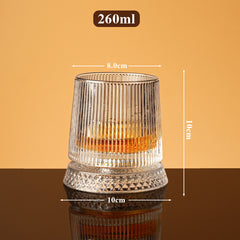 🥛💎 Obrotowa szklanka do whisky 360°