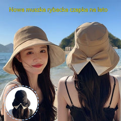 🎀🎀 50% zniżki 👒 | Retro czapka z kokardą: składana i przewiewna, niezbędny element lata.