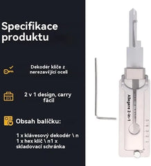 🔐🔑 Sleva 49 %🔥Dekodér klíčů z nerezové oceli