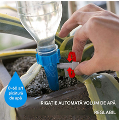 🌺【24 bucăți 109 LEI】🌹🍂Sistem automat de irigare prin picurare, ideal pentru plantarea florilor, perfect pentru grădini și plante în ghivece.