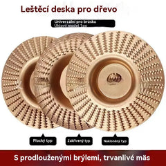 ⚙️🧰【1 sada za 3 kusy】Multifunkční kotouč pro tvarování úhlové brusky na dřevo