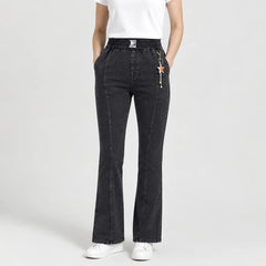 👖【M–4XL】Dámské strečové džíny s vysokým pasem