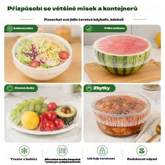 ⏳50% sleva🔥【300 kusů】540Kč🎉Čím více nakoupíte, tím více ušetříte🎁Jednorázové strečové obaly na jídlo, vhodné na misky a talíře