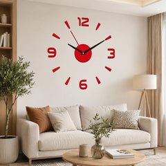 🕒✨ Zegar ścienny 3D LED – bez wiercenia! Zamontuj w kilka minut i odmień swoje wnętrze 🏠