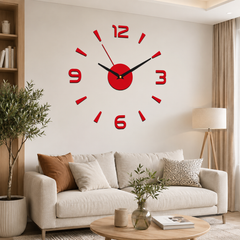 🕒✨ Zegar ścienny 3D LED – bez wiercenia! Zamontuj w kilka minut i odmień swoje wnętrze 🏠