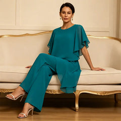🌹【S–3XL】Nový letní dámský módní komplet, pohodlný a snadno kombinovatelný, s elegantním asymetrickým střihem