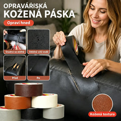 【20cm*3m】Silně lepící náplast na opravu kůže, k obnově a opravě oloupané a roztrhané kůže