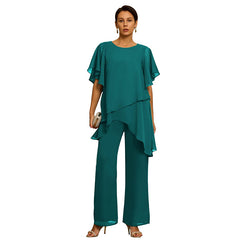 🌹【S–3XL】Nový letní dámský módní komplet, pohodlný a snadno kombinovatelný, s elegantním asymetrickým střihem