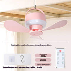 ⏰ Oferta ograniczona czasowo: Wentylator sufitowy z akumulatorem i oświetleniem LED! 🌬️✨