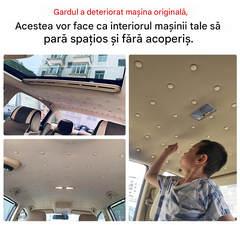 30 piese 🔥 Acoperișul mașinii se desprinde. Fixați baza de susținere cu cuie. Modificați și renovați interiorul mașinii fără a o dezasambla.