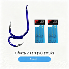 🔥 Kup 1 zestaw, drugi GRATIS! 🎣 20 szt. Ultra ostre podwójne haczyki — więcej brań, mniej straconych ryb! ❤️