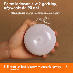 🏡【Kup 2, otrzymaj 2】💡Inteligentne światło LED wykrywające ruchy ciała człowieka, łatwe do ładowania i praktyczne