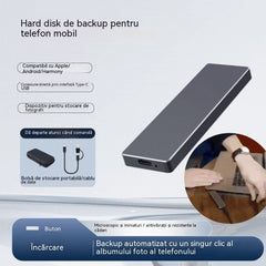 ⚡ 【1TB】Hard disk USB 3.0 multifuncțional, de mare viteză | Viteze mari de transfer, compatibilitate puternică, stocare fără griji.💻📦