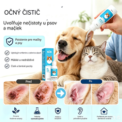 🐶🐱 Čistič uší ke zmírnění svědění uší u psů a koček.