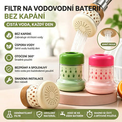 💦 kohoutkový filtr bez rozstřikování -360° – Ušetřete vodu a lépe umyjte