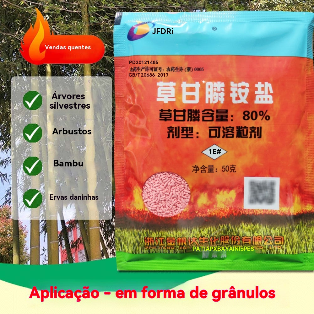 🌿【Compre 3 e Leve 2 Grátis】Herbicida à base de glifosato para ervas daninhas🌳🌸🌱 Elimina a podridão radicular e mata as raízes das ervas daninhas