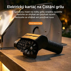 🔋🧹 Bezdrátový elektrický kartáč na čištění grilů – lithiová baterie, multifunkční a snadno použitelný 🔥🍖